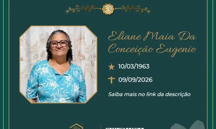 O Grupo Sinsef se despede da Sra. Eliane Maia da Conceição Eugenio