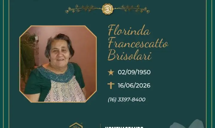 O Grupo Sinsef se despede da Sra. Florinda Francescatto Brisolari 