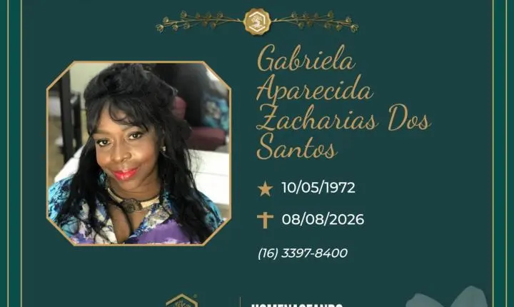 O Grupo Sinsef se despede da Sra. Gabriela Aparecida Zacharias dos Santos 