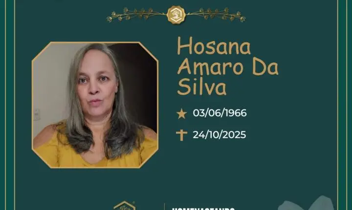 O Grupo Sinsef se despede da Sra. Hosana Amaro da Silva