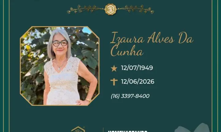 O Grupo Sinsef se despede da Sra. Izaura Alves da Cunha 