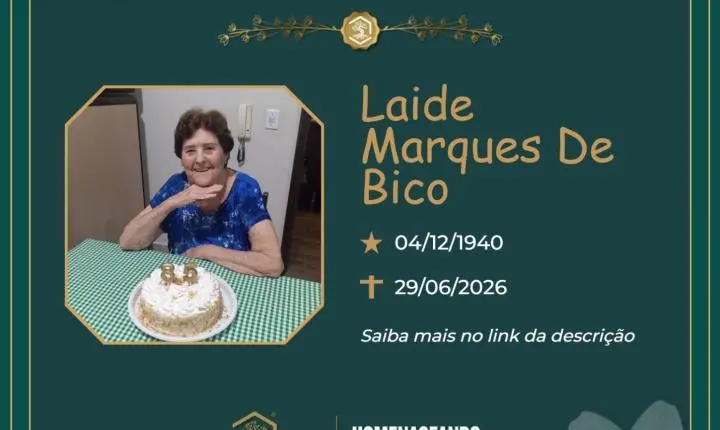 O Grupo Sinsef se despede da Sra. Laide Marques de Bico
