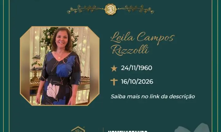 O Grupo Sinsef se despede da Sra. Leila Campos Rizzolli