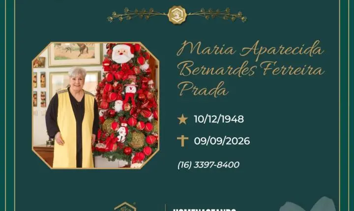 O Grupo Sinsef se despede da Sra.Maria Ap. Bernardes Ferreira Prada