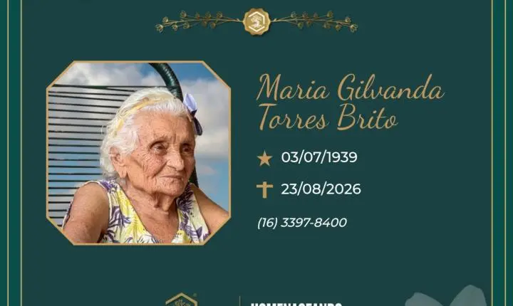 O Grupo Sinsef se despede da Sra. Maria Ginvanda Torres Brito