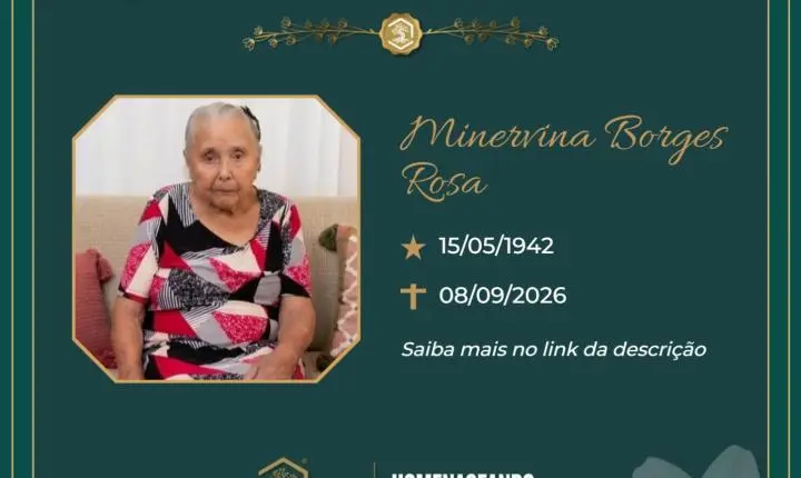 O Grupo Sinsef se despede da Sra. Minerva Borges Rosa