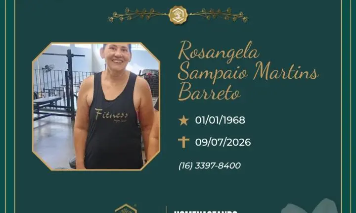O Grupo Sinsef se despede da Sra. Rosângela Sampaio Martins Barreto 