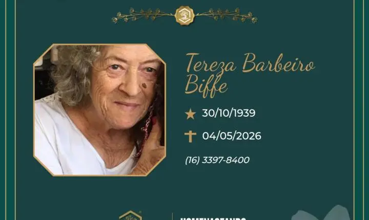 O Grupo Sínsef se despede da Sra. Tereza Barbeiro Biffe 