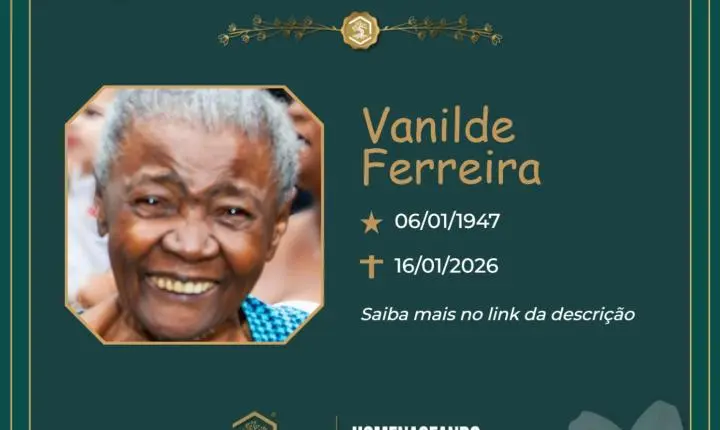 O Grupo Sinsef se despede da Sra.Vanilde Ferreira