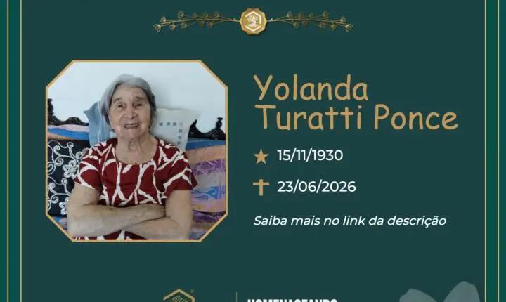 O Grupo Sinsef se despede da Sra. Yolanda Turatti Ponce