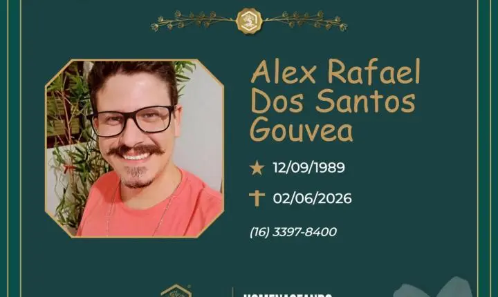 O Grupo Sinsef se despede de Alex Rafael dos Santos Gouvea