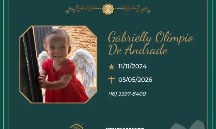 O Grupo Sinsef se despede de Gabrielly Olímpio de Andrade 