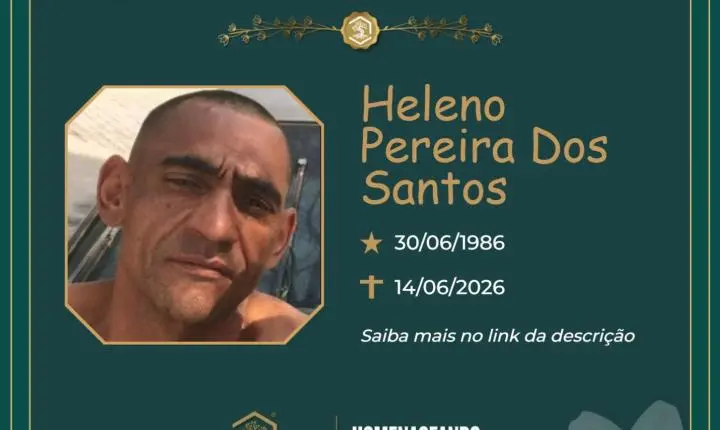 O Grupo Sinsef se despede de  Heleno Pereira Dos Santos 