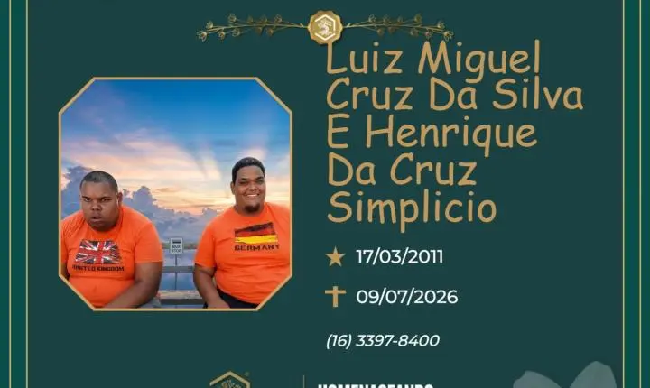 O Grupo Sinsef se despede de Luiz Miguel Cruz da Silva e Henrique da Cruz Simplicio