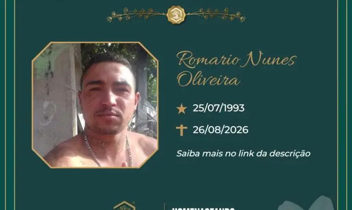 O Grupo Sinsef se despede de Romario Nunes Oliveira