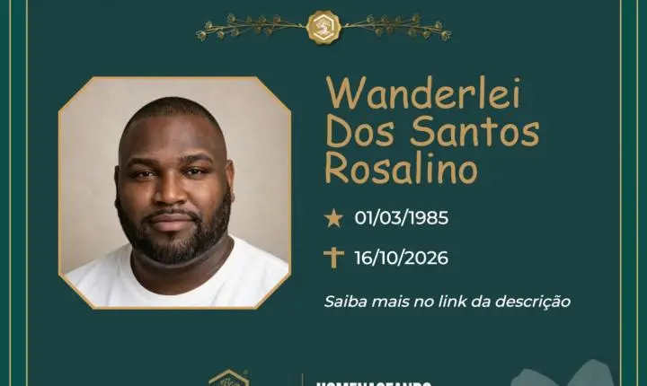O Grupo Sinsef se despede de Wanderlei dos Santos Rosalino