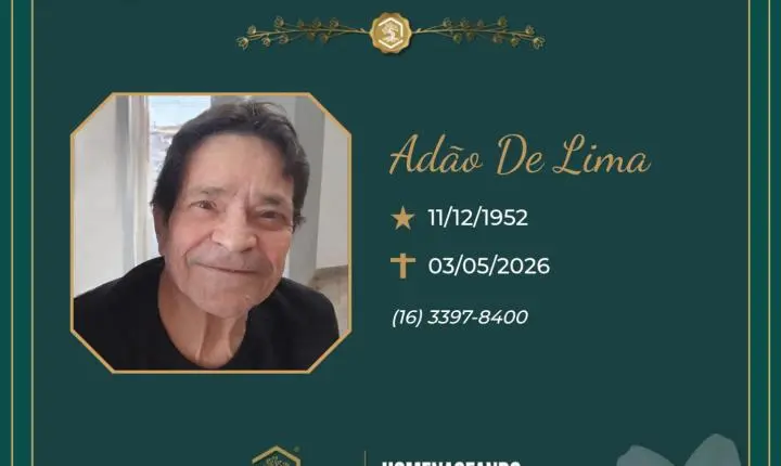 O Grupo Sinsef se despede do Sr. Adão de Lima 