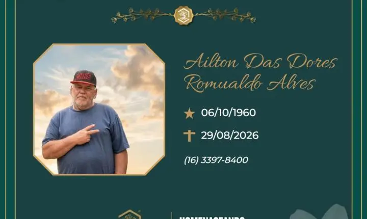 O Grupo Sinsef se despede do Sr. Ailton das Dores Romualdo Alves