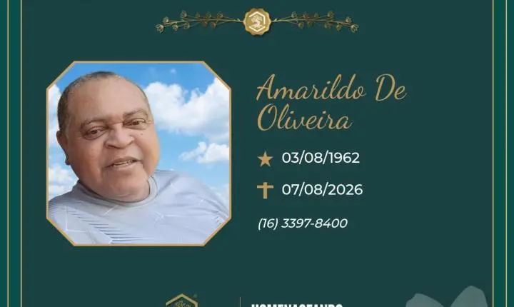O Grupo Sinsef se despede do Sr Amarildo de Oliveira 
