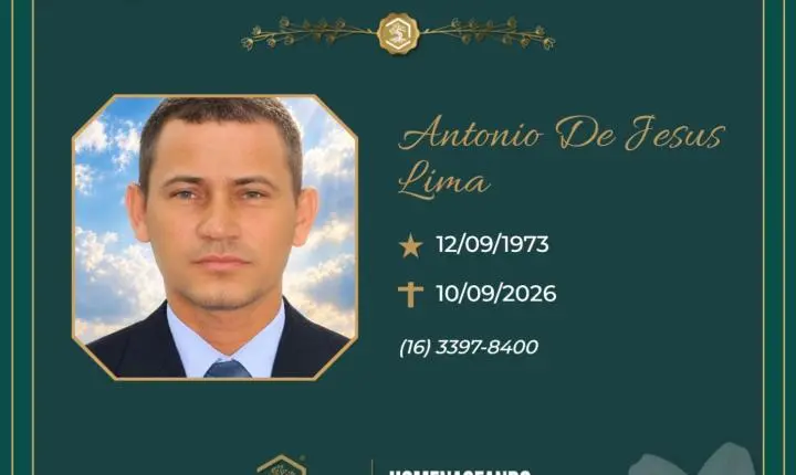 O Grupo Sinsef se despede do Sr. Antonio de Jesus Lima