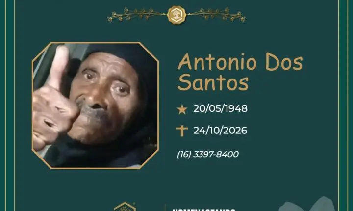 O Grupo Sinsef se despede do Sr. Antônio dos Santos
