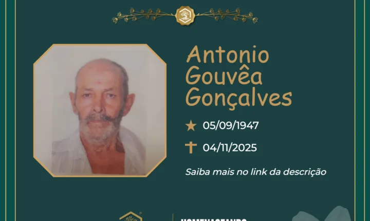O Grupo Sinsef se despede do Sr. Antônio Gouvea Gonçalves