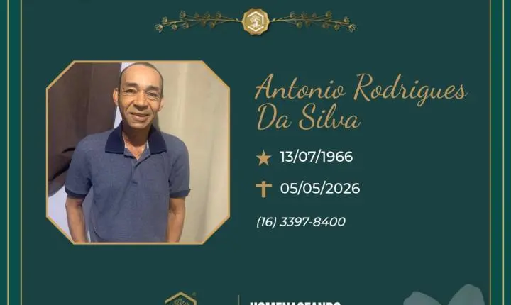 O Grupo Sínsef se despede do Sr. Antonio Rodrigues da Silva 