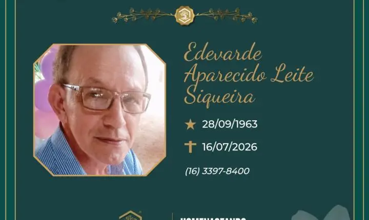 O Grupo Sinsef se despede do Sr. Edevarde Aparecido Leite Siqueira 