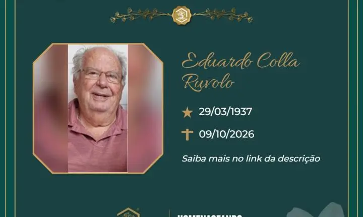 O Grupo Sinsef se despede do Sr. Eduardo Colla Ruvolo