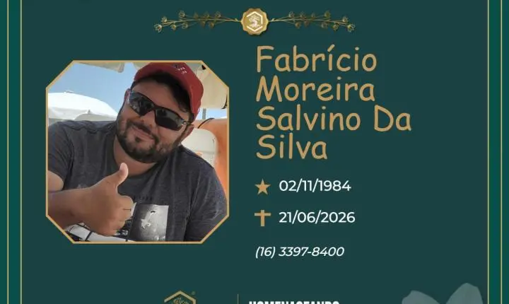 O Grupo Sinsef se despede do Sr. Fabricio Moreira Salvino da Silva
