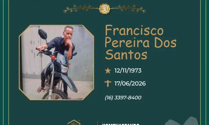 O Grupo Sinsef se despede do Sr. Francisco Pereira dos Santos
