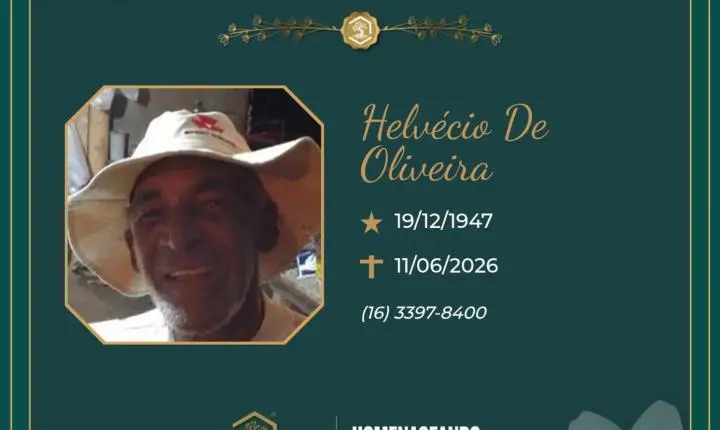O Grupo Sinsef se despede do Sr. Helvécio de Oliveira 