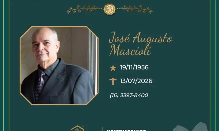 O Grupo Sinsef se despede do Sr. José Augusto Mascioli 