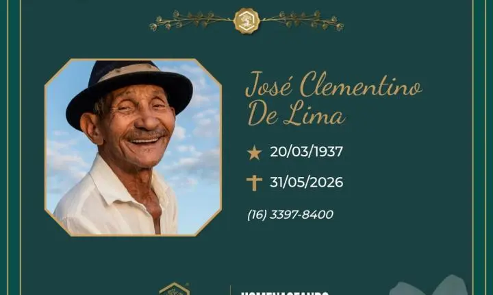 O Grupo Sinsef se despede do Sr. José Clementino de Lima 