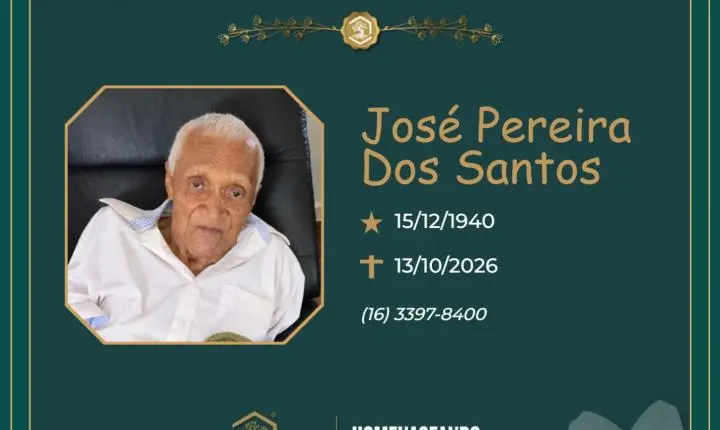 O Grupo Sinsef se despede do Sr. José Pereira dos Santos
