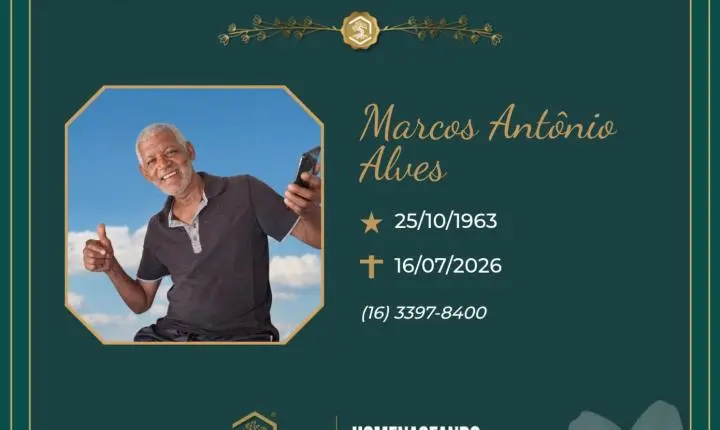 O Grupo Sinsef se despede do Sr. Marcos Antônio Alves 