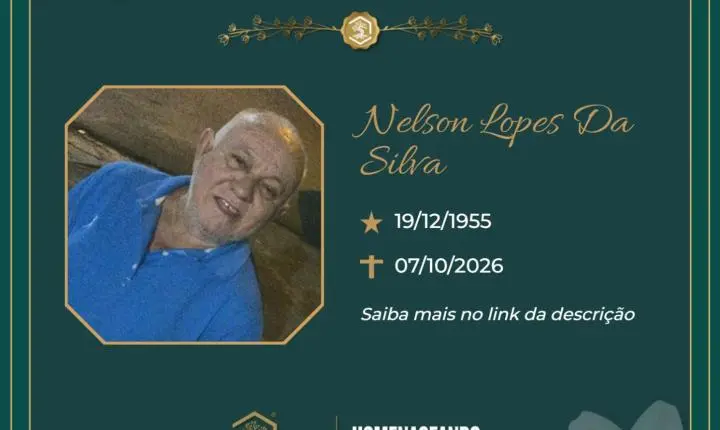 O Grupo Sinsef se despede do Sr. Nelson Lopes da Silva