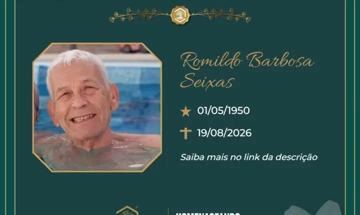 O Grupo Sinsef se despede do Sr. Romildo Barbosa Seixas