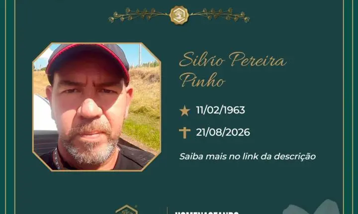 O Grupo Sinsef se despede do Sr. Silvio Pereira de Pinho
