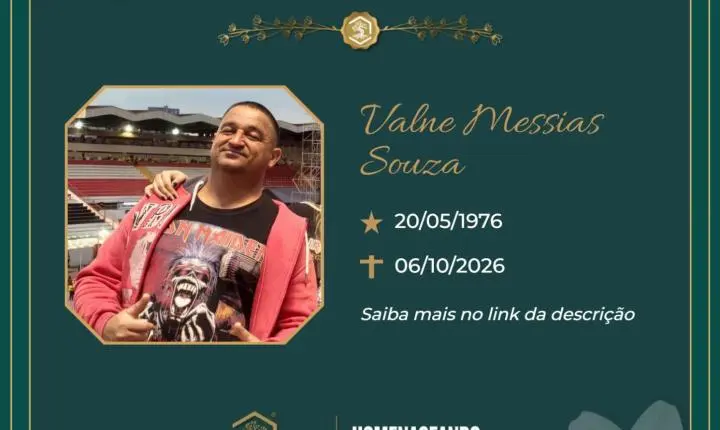 O Grupo Sinsef se despede do Sr. Valne Messias Souza