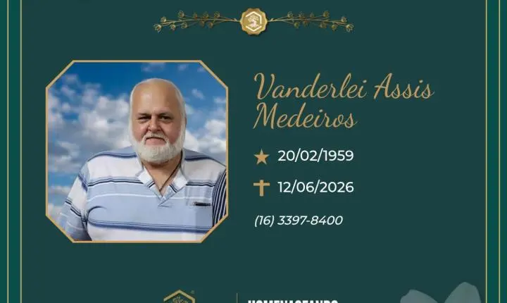 O Grupo Sinsef se despede do Sr. Vanderlei Assis Medeiros