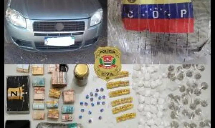 Operação Arábia desarticula tráfico e apreende 4,8 kg de drogas em Ibaté