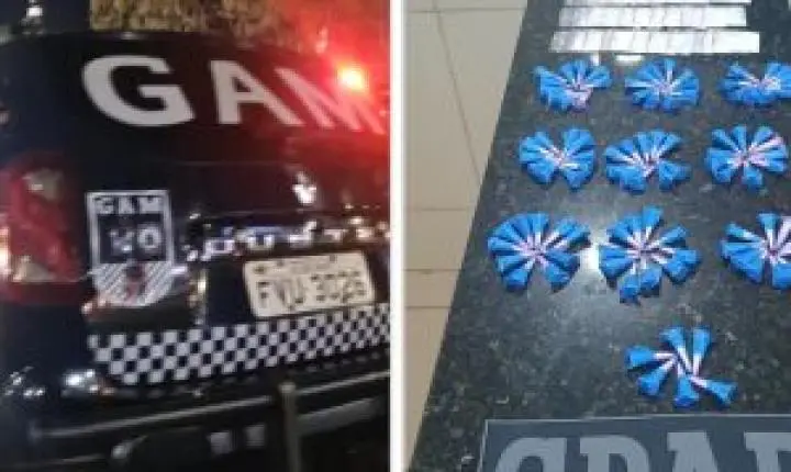 Guarda Municipal apreende drogas enterradas em mata em Santa Eudóxia