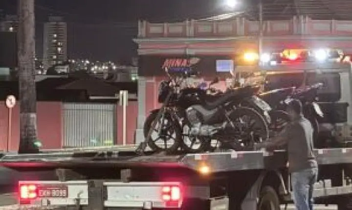 São Carlos realiza fiscalização de motocicletas contra ruído e irregularidades