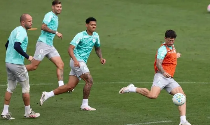 Palmeiras encerra preparação e tera reforços importantes contra o Santos