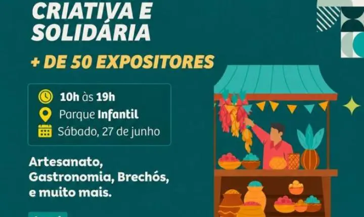 Araraquara promove nova edição da Feira Municipal de Economia Criativa e Solidária no Parque Infantil