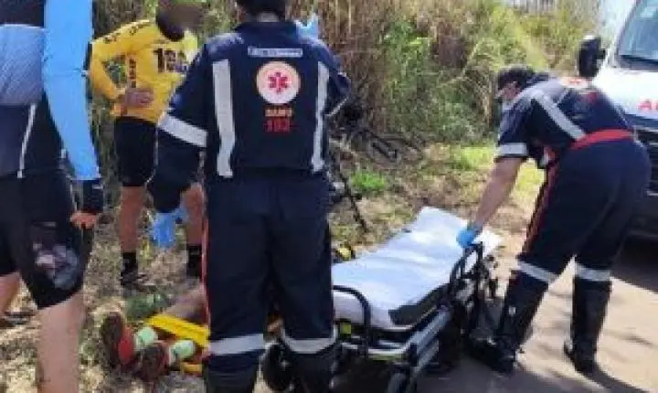 Peregrino sofre queda de bicicleta rumo a Aparecida do Norte