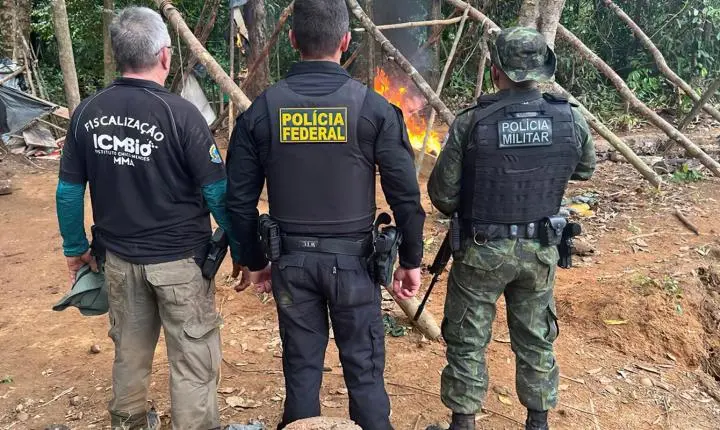 Polícia Federal atua contra garimpos ilegais no Amapá e Pará