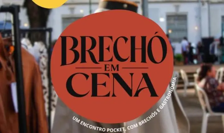 Praça da Santa Cruz recebe edição especial do Brechó em Cena neste sábado