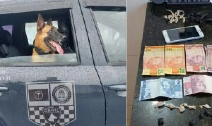 Guarda Municipal prende homem com drogas e mandado de prisão em aberto perto da rodoviária de São Carlos